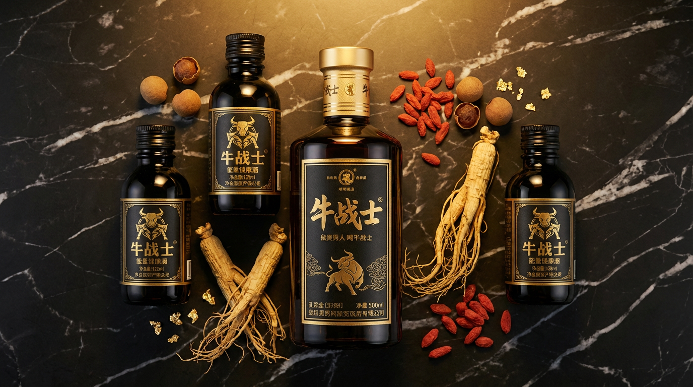 牛战士人参鹿鞭酒500ml×2礼盒装